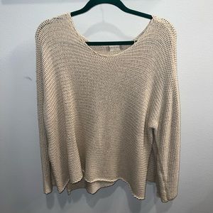 Cream knit sweater